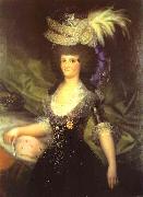 Francisco Jose de Goya Queen Maria Luisa oil on canvas